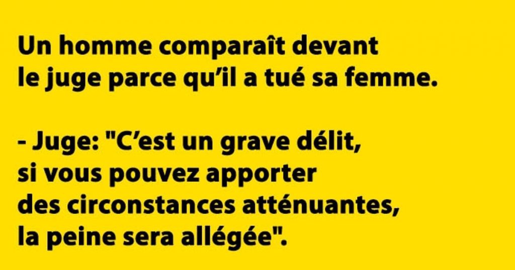 Un homme comparaît devant le juge parce qu’il a tué sa femme…