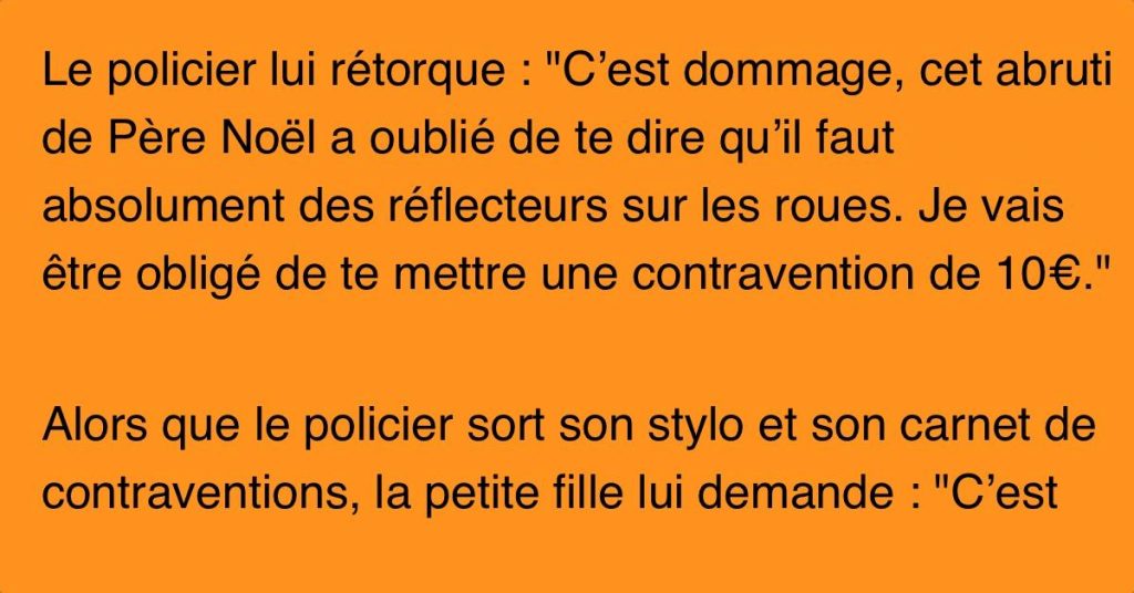 Ce policier donne une contravention à une fillette. Ce qu’elle lui répond le fait presque tomber de sa monture.