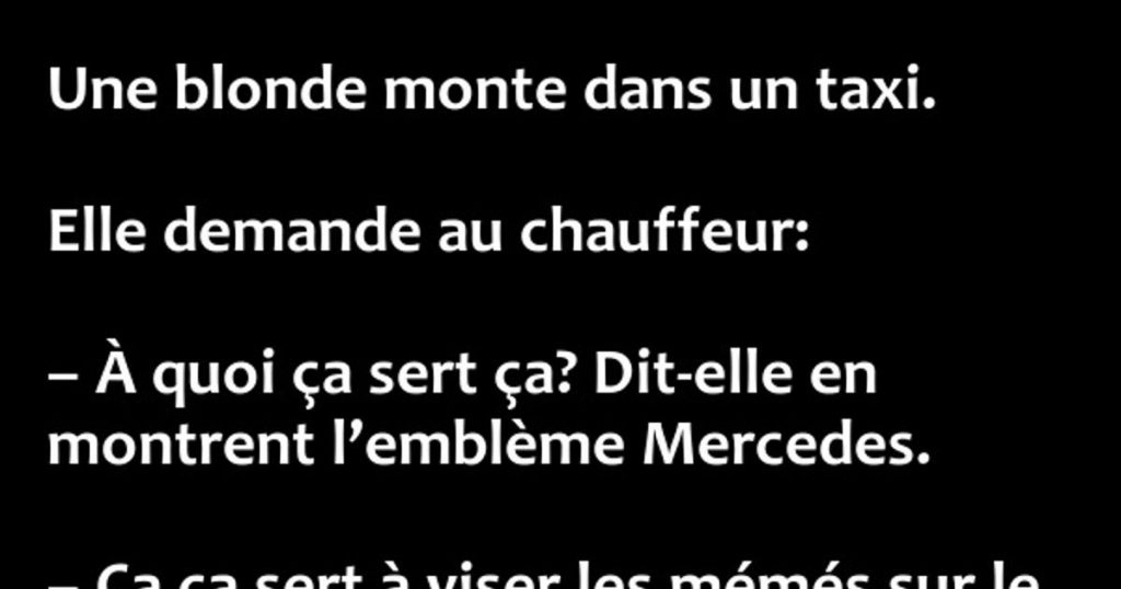Une blonde monte tranquillement dans un taxi.