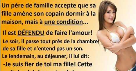 Il est DÉFENDU de faire l’amour!