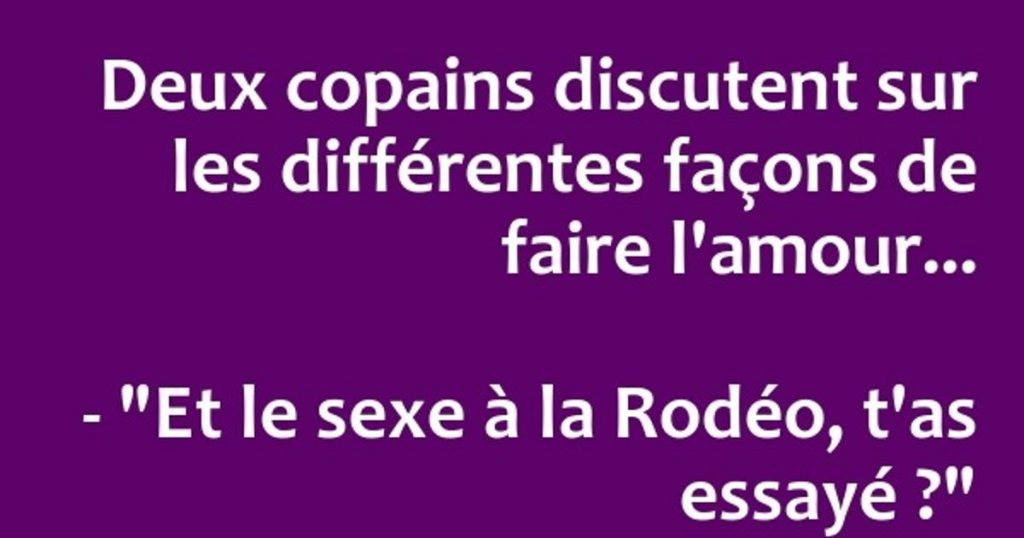 Deux copains discutent…