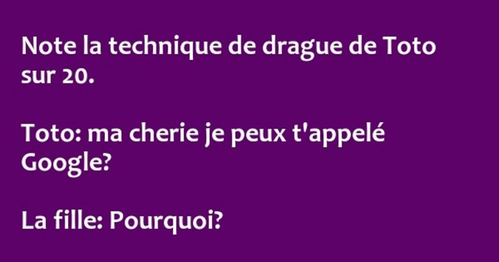Note la technique de drague de Toto sur 20.Toto…