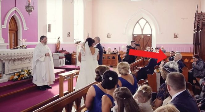La Cérémonie Est « interrompue » Par Une Voix Au Fond: La Mariée Se Retourne Et… éclate En Sanglots!