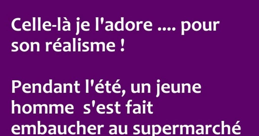 Celle-là je l’adore ….