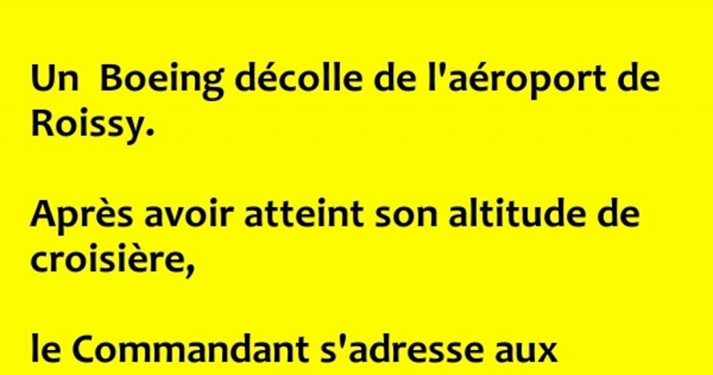 Un Boeing décolle de l’aéroport de Roissy…