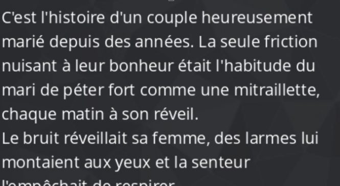 C’est L’histoire D’un Couple Heureusement Marié Depuis Des Années