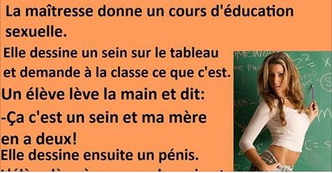 C’est l’heure de la leçon à l’école…