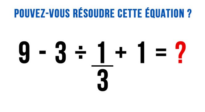 Pouvez-Vous Résoudre Cette Équation Qui Enflamme Les Internautes Japonais?