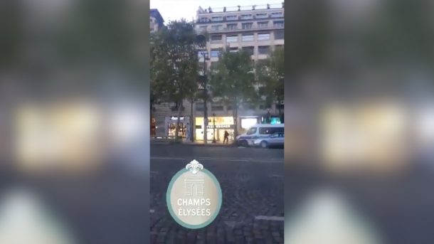 Fusillade sur les Champs-Elysées : un passant a filmé l’attaque (vidéo)