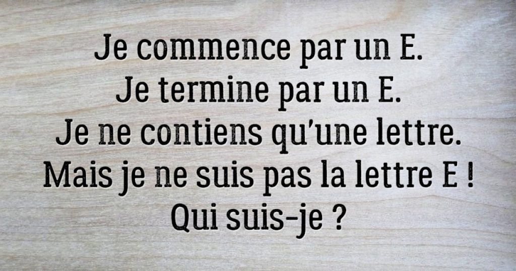 9 énigmes pas si faciles que ça à résoudre ! vous y arrivez ?