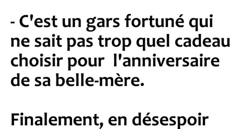 C’est un gars fortuné qui ne sait pas trop …