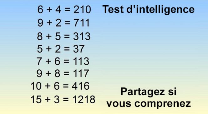 Est-ce que votre QI est au-dessus de 150 ? Résolvez ce problème pour le savoir !
