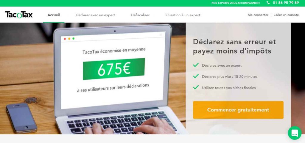 Tacotax vous aide à déclarer vos impôts et économiser de l’argent