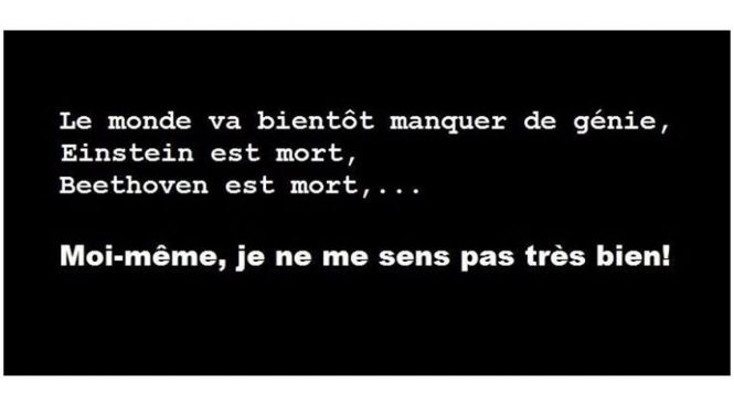 Le monde va bientôt manquer de génie…