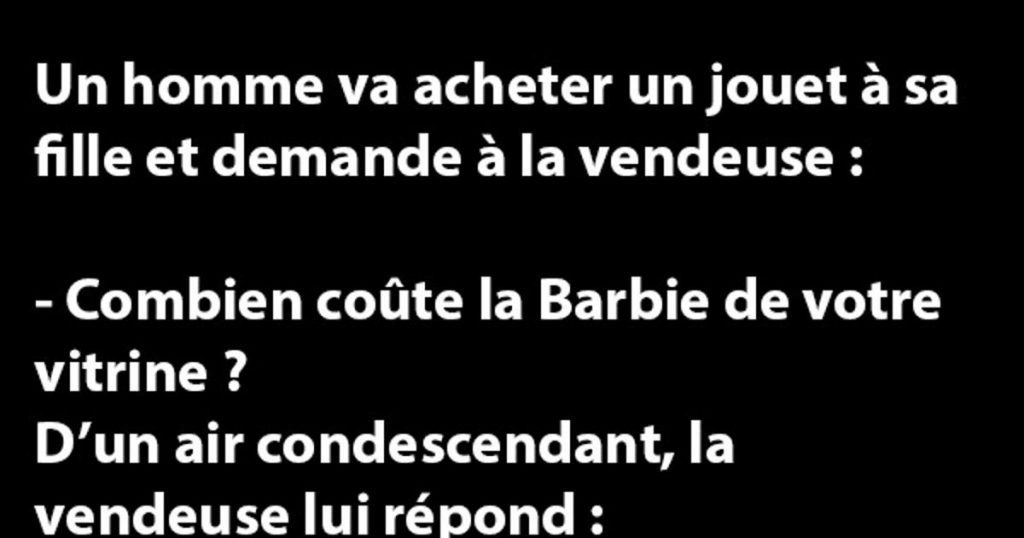 Un père aimant va faire les courses et veut acheter un jouet à sa fille