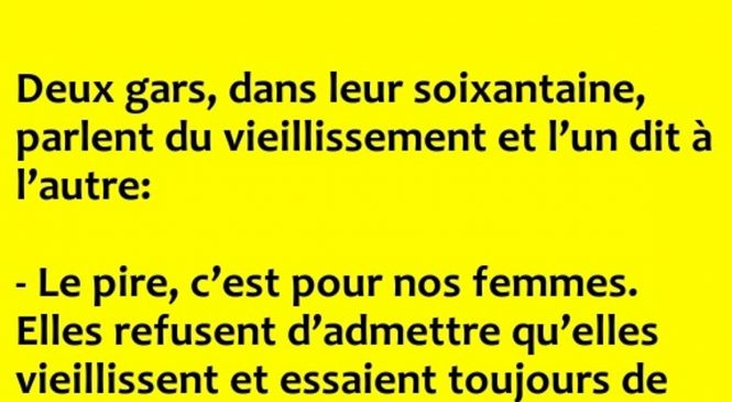 Deux gars, dans leur soixantaine parlent du vieillissement