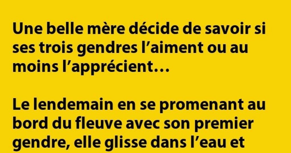 Une belle maman décide de savoir si ils sont…