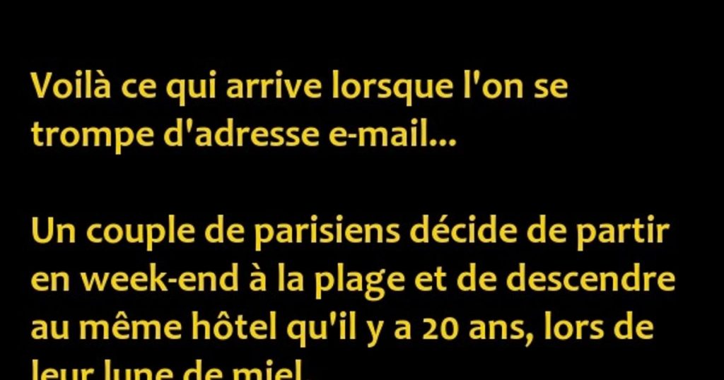 Un jeune couple de parisiens décide de partir en week-end…
