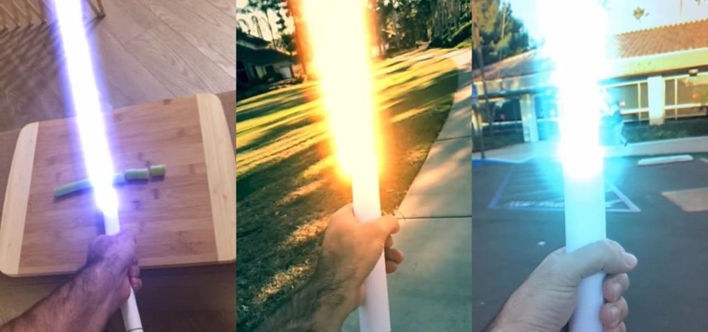 L’application iPhone InstaSaber transforme du papier en sabre laser