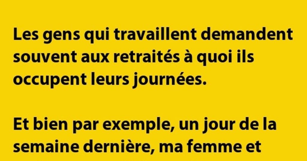 Les gens qui travaillent demandent…