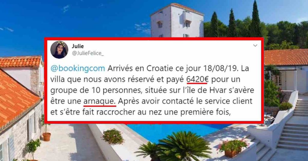 Booking.com : Ils payent 6500 euros pour une villa qui n’existe pas