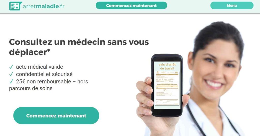 Arretmaladie.fr : Le site qui propose un arrêt de travail en 3 minutes