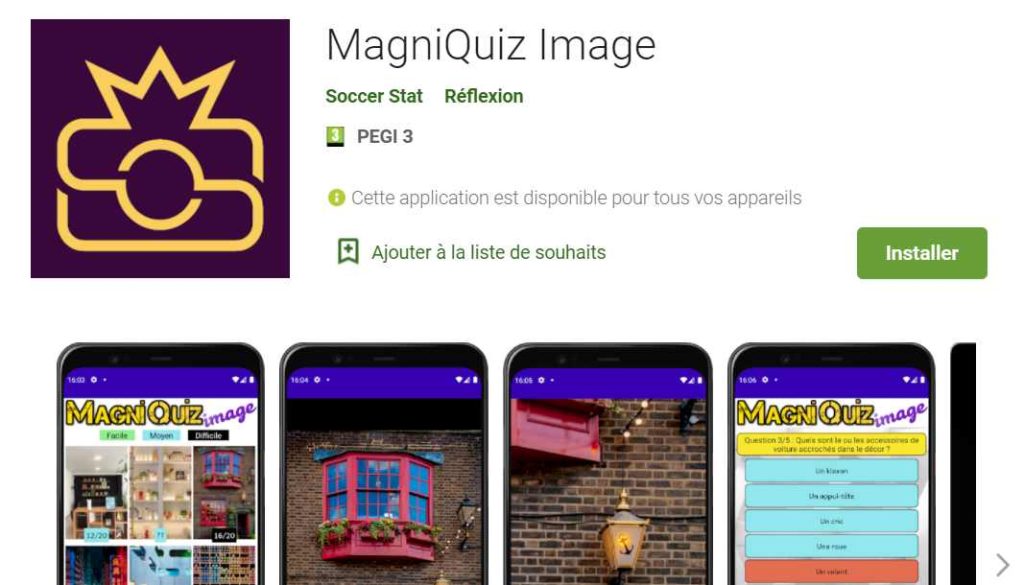 MagniQuiz, un jeu d’observation et de mémoire inédit sur Android