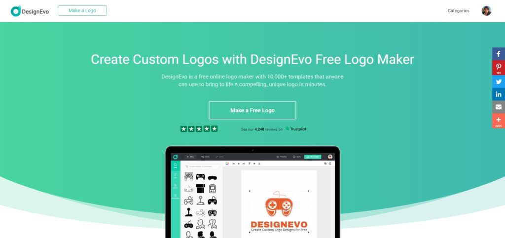 DesignEvo : Votre création de logo en moins de 5 minutes