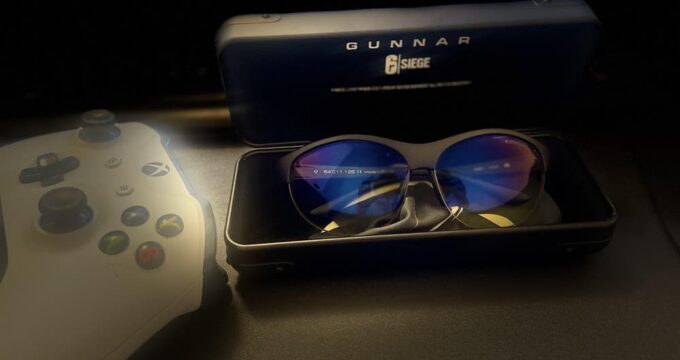 Lunettes gaming gunnar avec xbox