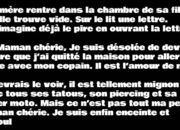 Bulletin scolaire et maman blague