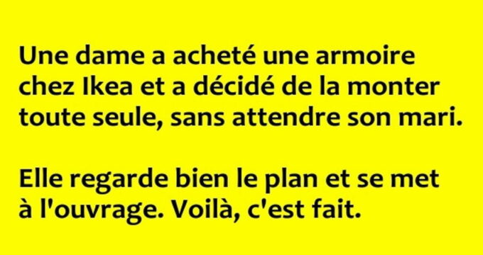 Ikéa blague drôle